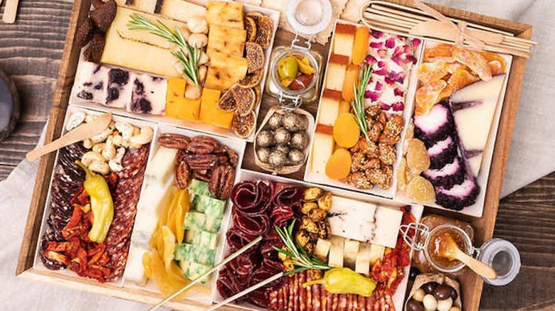 large charcuterie board