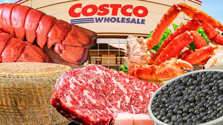 gourmet foods over Costco building