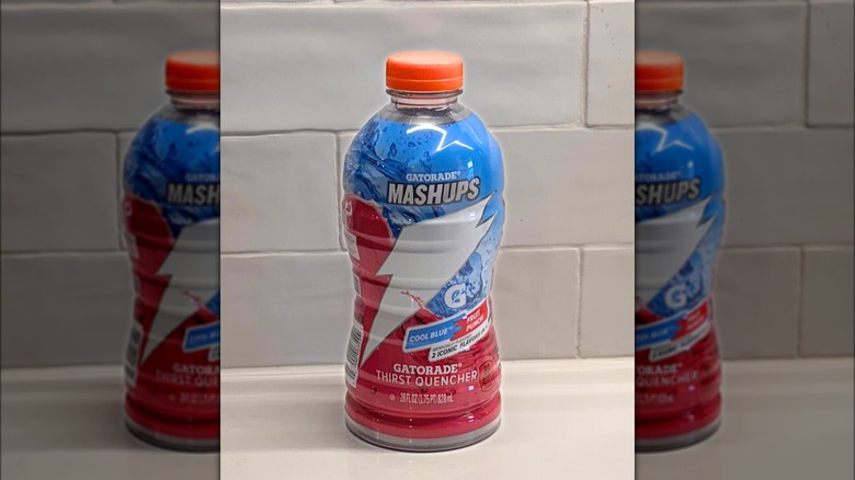 Bottle of Cool Blue Fruit Punch Mashup