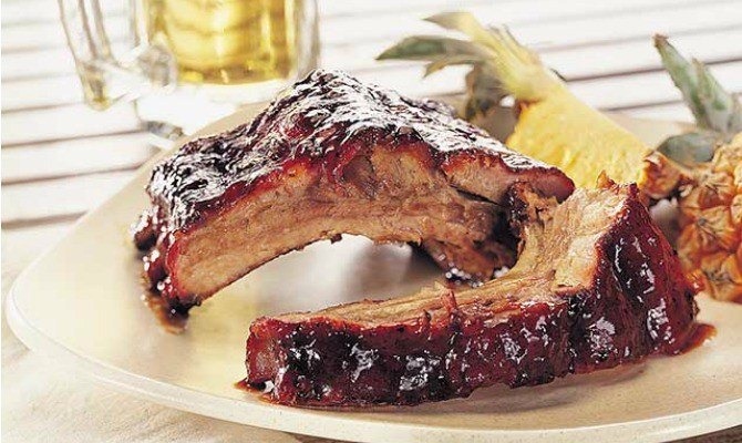 Kansas City-Style Pork Back Ribs