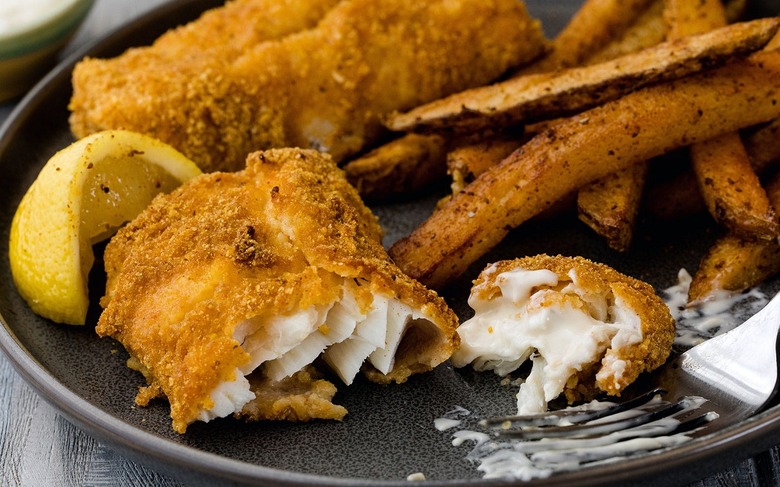 Sheet Pan Fish and Chips
