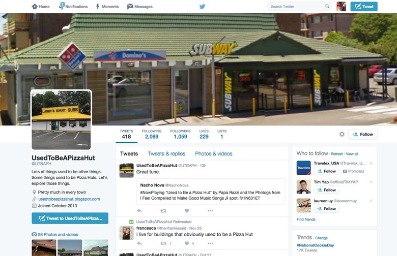 There's a Twitter Account Devoted to Former Pizza Hut Locations 