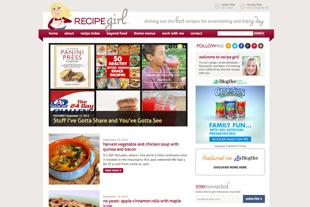 22) Recipe Girl