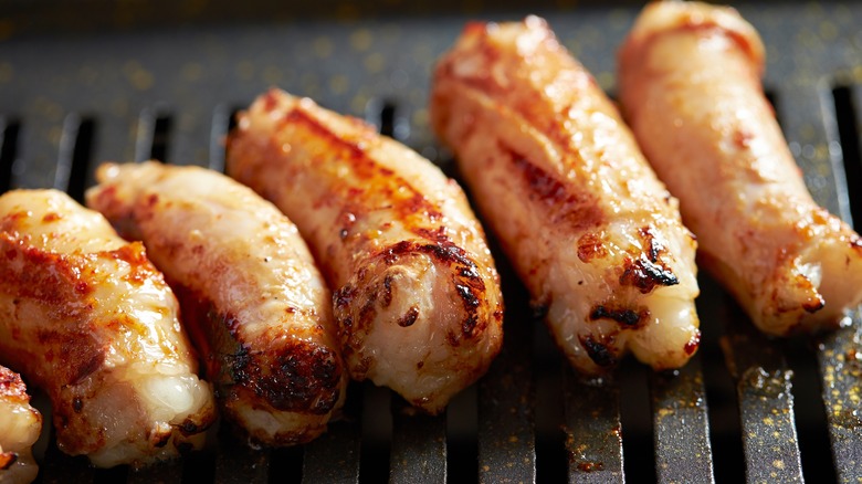 gopchang on grill