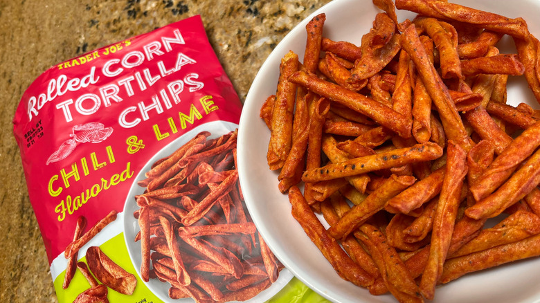Chile lime tortilla chips