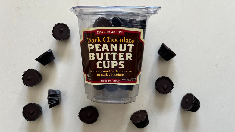 dark chocolate peanut butter cups