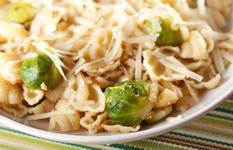 Pennette With Brussels Sprouts and Pancetta
