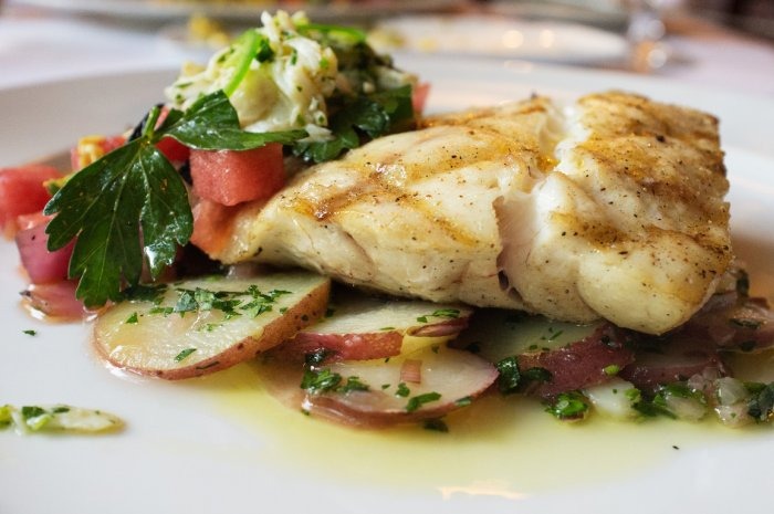 Grilled Fish With Watermelon Salsa
