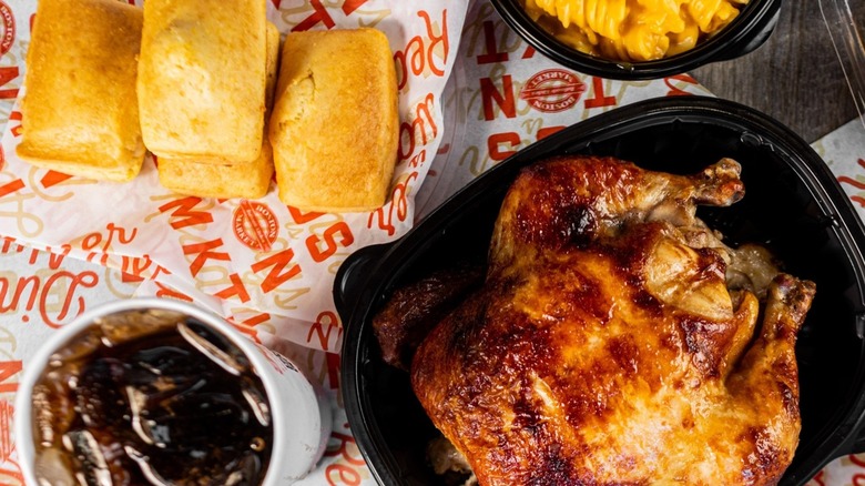 Boston Market chicken meal