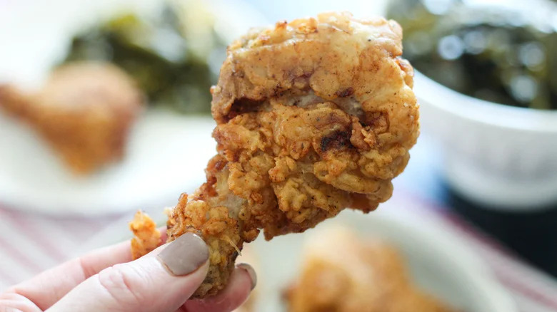 Fried chicken drumstick