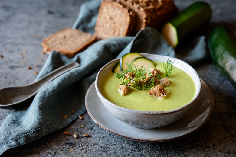 4-ingredient entrees like zucchini soup, The Daily Meal