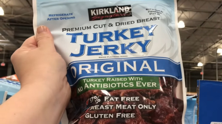 Kirkland Signature turkey jerky bag