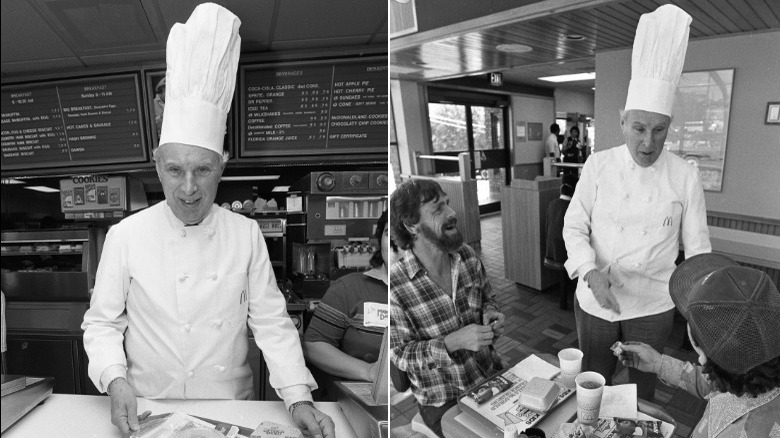 Chef Rene Arend at McDonald's