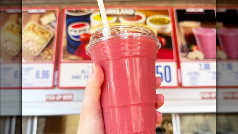 Costco strawberry banana smoothie