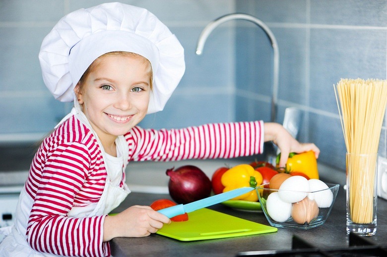Girl cooking