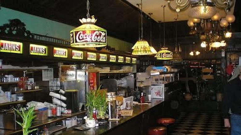 interior of Jahn's restaurant in NYC