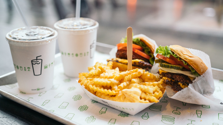Shake Shack order by window