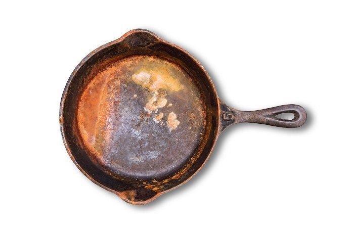 Treat your cast iron pans with love