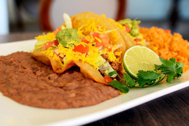 32) Taco Taco Café, San Antonio: Puffy Taco with Picadillo