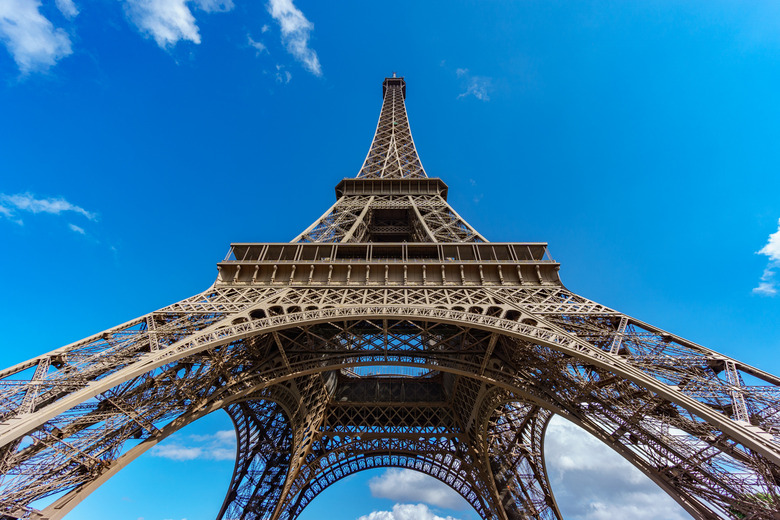 Top of the Eiffel Tower in Paris