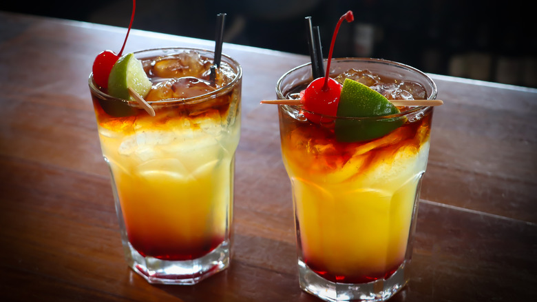 Tropical Mai Tai cocktail