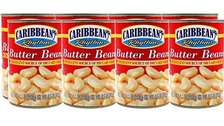 Caribbean Rhythms butter beans cans