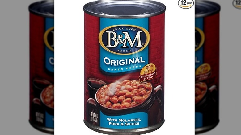 B&M original baked beans can