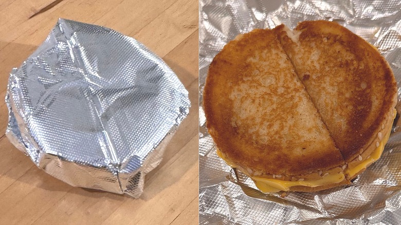 Five Guys' grilled cheese sandwich
