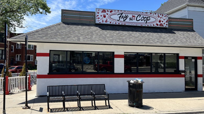 Exterior of Fry the Coop