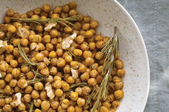 Spicy Baked Chickpeas