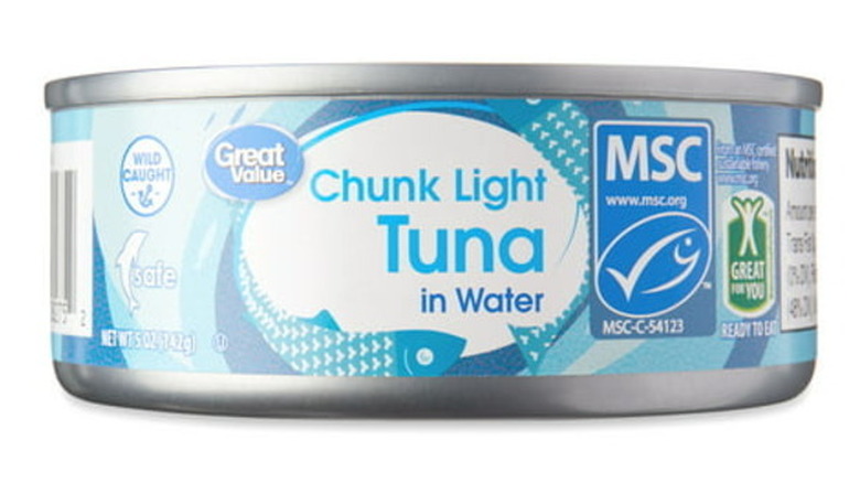can of walmart brand tuna