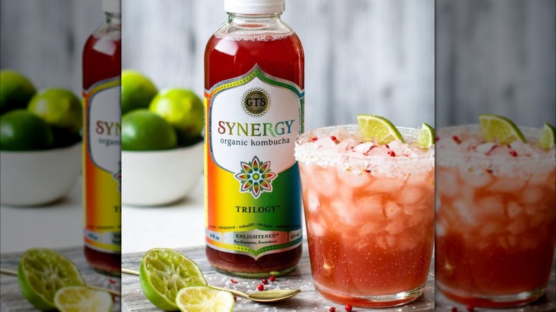 Bottle of GT Kombucha's Synergy Trilogy