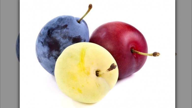 three plums