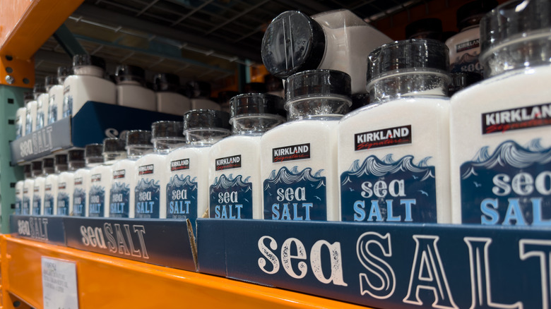 Kirkland Sea Salt in Costco Aisle