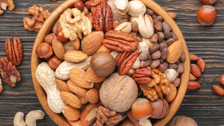 bowl of mixed nuts