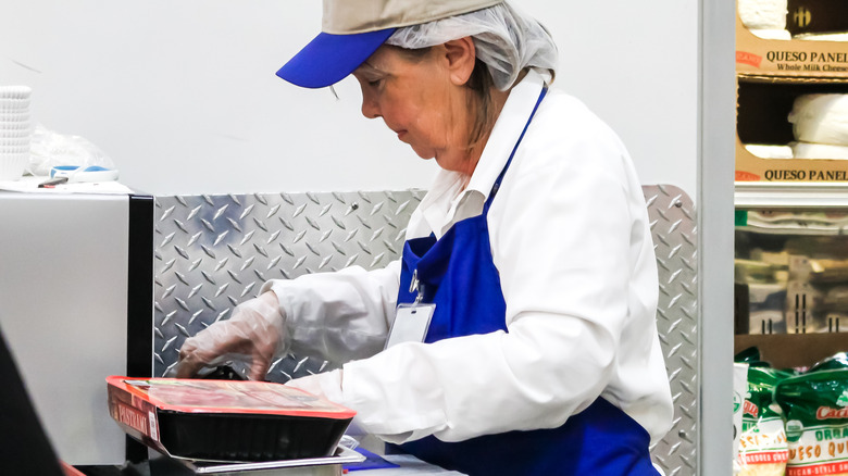 Costco sampling employee