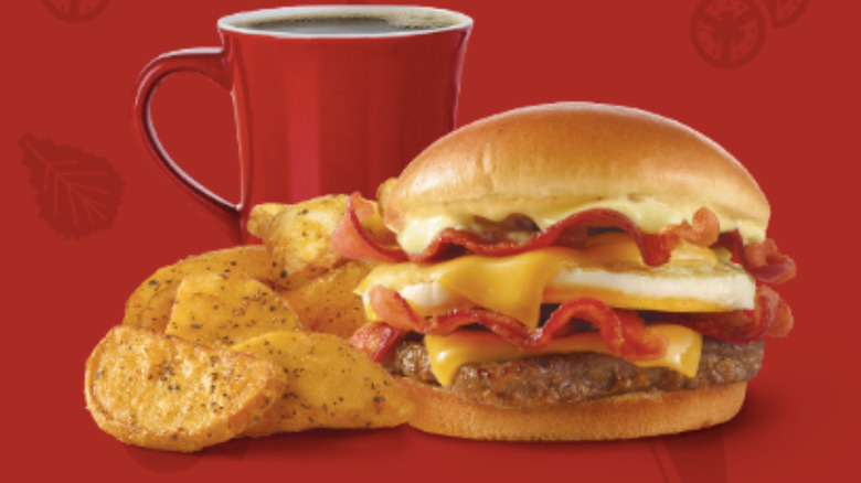 Wendy's Breakfast Baconator combo