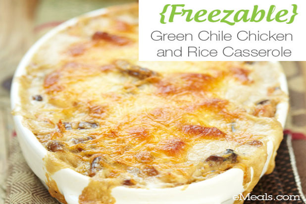 Green Chile Chicken and Rice Casserole 