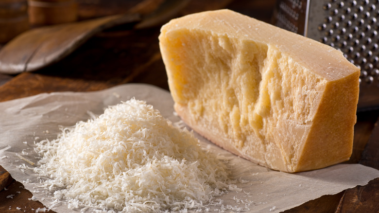 parmesan cheese and box grater
