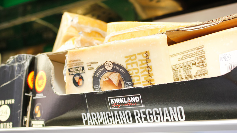 Packages of Kirkland Signature Kirkland Signature Parmigiano Reggiano Straveccho