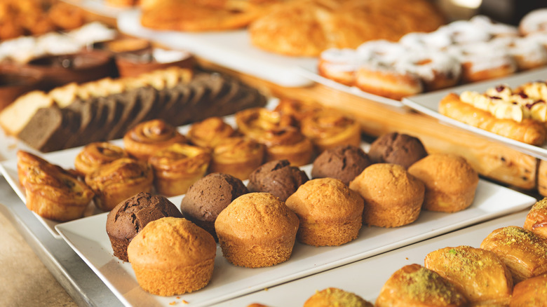 Assortment of breakfast pastries