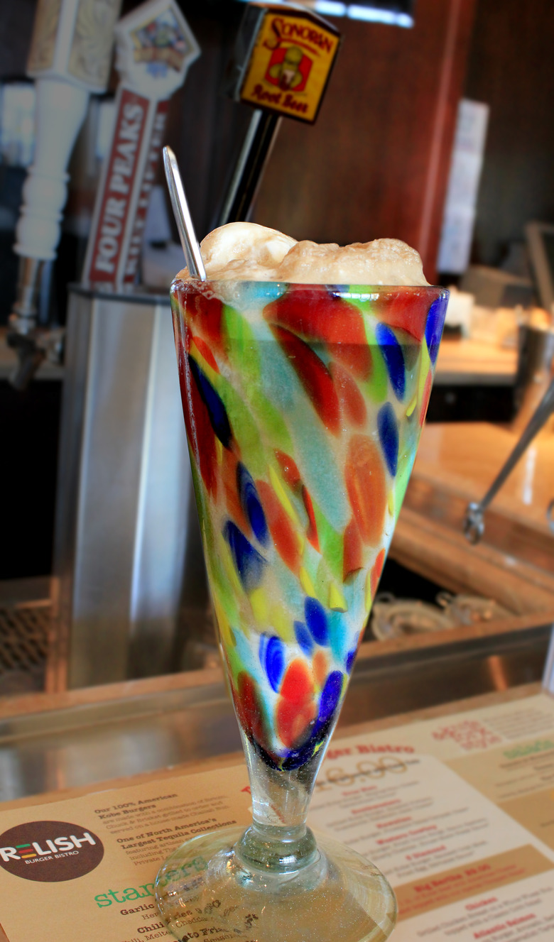 Adult Root Beer Float at The Phoenician's Relish Burger Bar in Phoenix, AZ. 