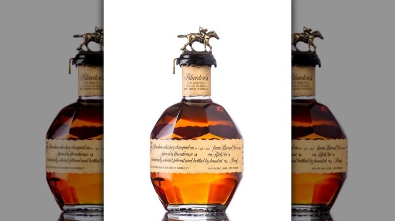 A bottle of Blanton's Single Barrel bourbon