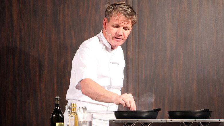 Gordon Ramsay cooking