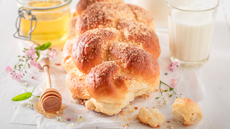 pretty classic challah bread