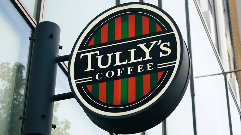 Tully's Coffee sign
