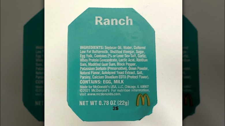 McDonalds ranch cup