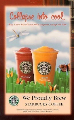 Starbucks, "Collapse Into Cool" Campaign