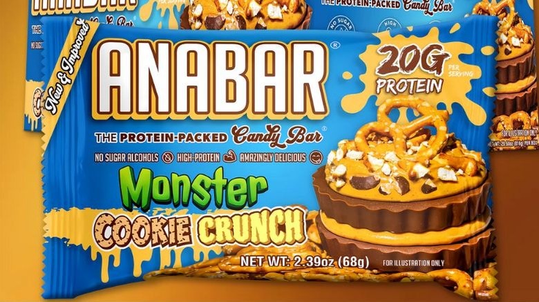 A package of Anabar Monster Cookie Crunch Protein Bar
