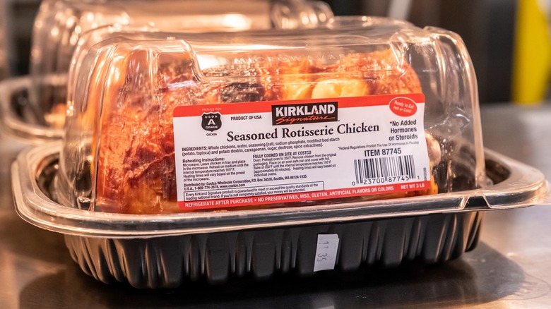 Costco rotisserie chicken package